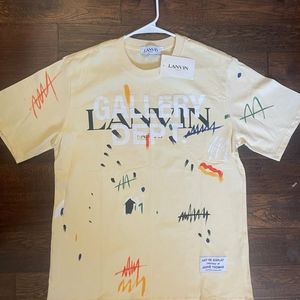New Designer Gallery Dept Lanvin Rare Paint Splatter t-shirt size Large